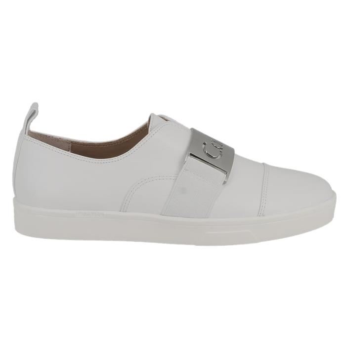 calvin klein basket blanche homme